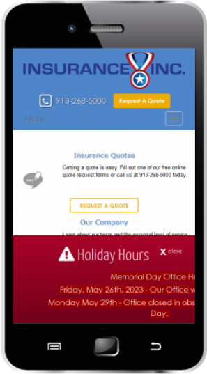 Responsive for Mobile Phones